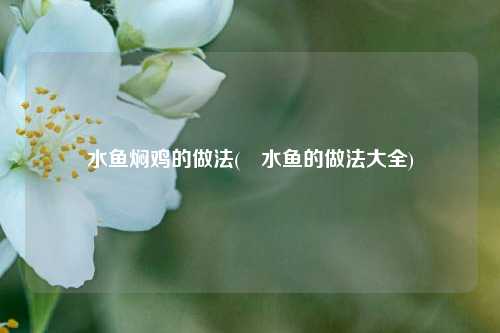 水鱼焖鸡的做法(炆水鱼的做法大全)